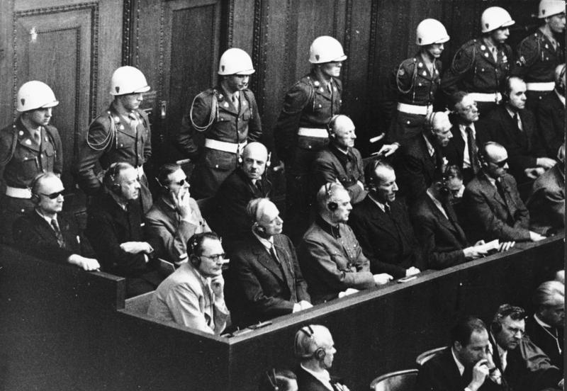 Franz von Papen at the Nuremberg Trials