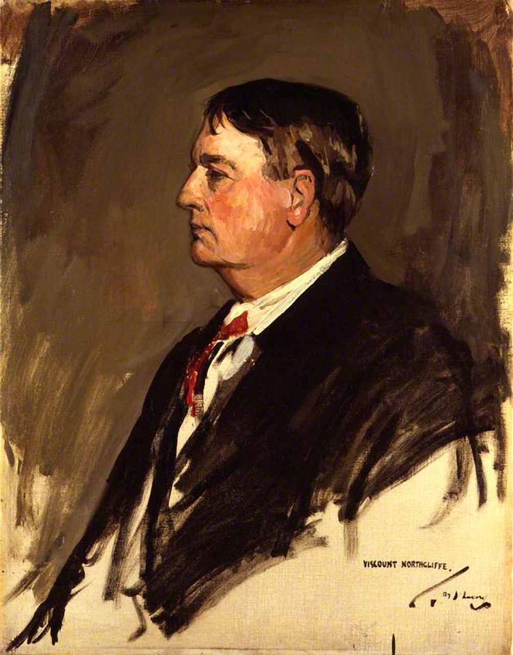 A powerful newspaper magnate whose publications wielded immense influence over wartime public opinion.