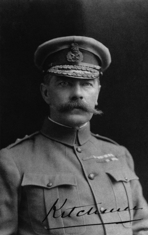 The iconic Secretary of State for War whose face famously fronted the WWI recruitment campaign.